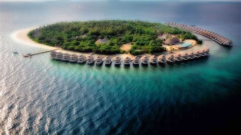 Maldives Island Resort Aerial View Wallpapers Wallpaper Cave