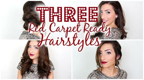 Easy Red Carpet Inspired Hairstyles Youtube