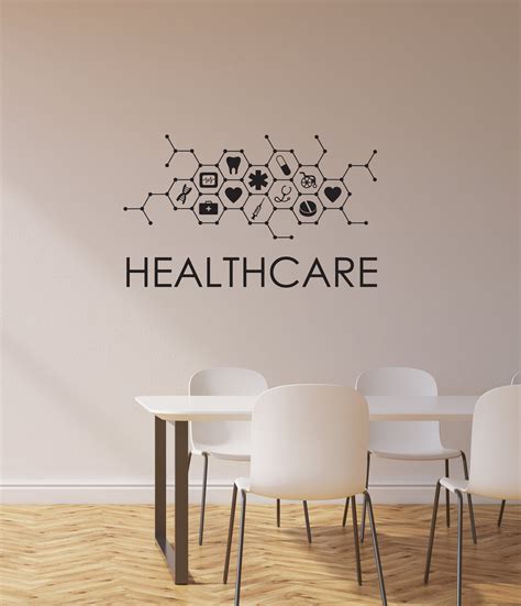 Vinyl Wall Decal Healthcare Medical Office Hospital Clinic Health