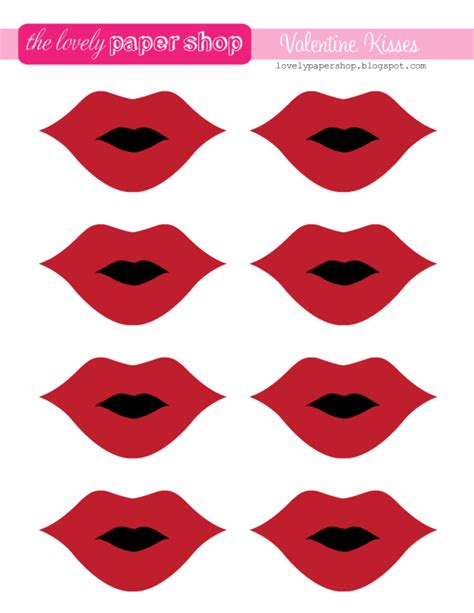7 Best Images Of Free Printable Lips Printable Lips Template Free