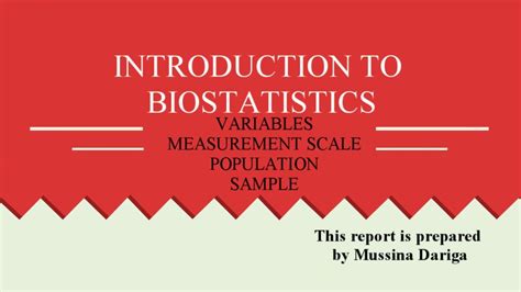 Introduction To Biostatistics Youtube