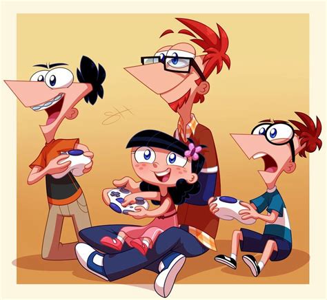 pin by marina weiller dos santos on fofo disney cartoons phineas and isabella phineas and ferb