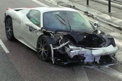 Ferrari 458 Supercar Worth £200000 Left A Crumpled Mess After M11