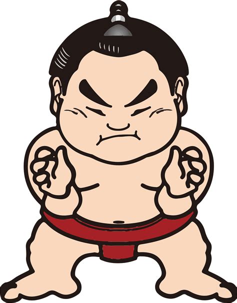 Sumo Wrestler Clipart Cartoon Drawing Of Sumo Wrestler Png Download Full Size Clipart