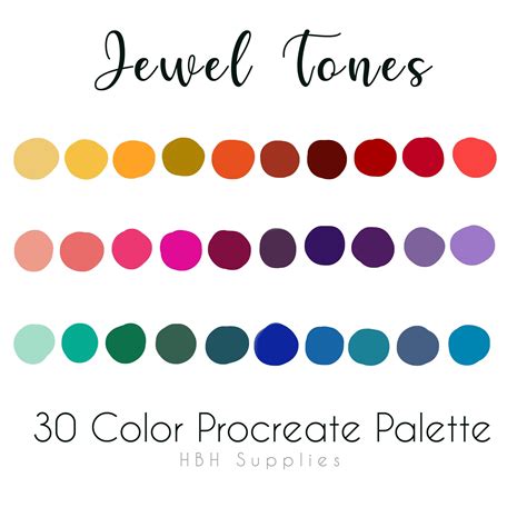 The Color Palette For Jewel Tones