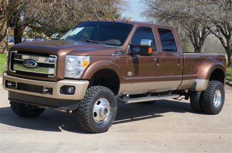 2012 Ford F 350 King Ranch Drw 4x4 67l Diesel Custom Lift