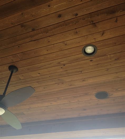 Clear tongue and groove cedar paneling is the industry standard for sauna rooms. Cedar Tongue and Groove Ceiling - Traditional - Patio ...