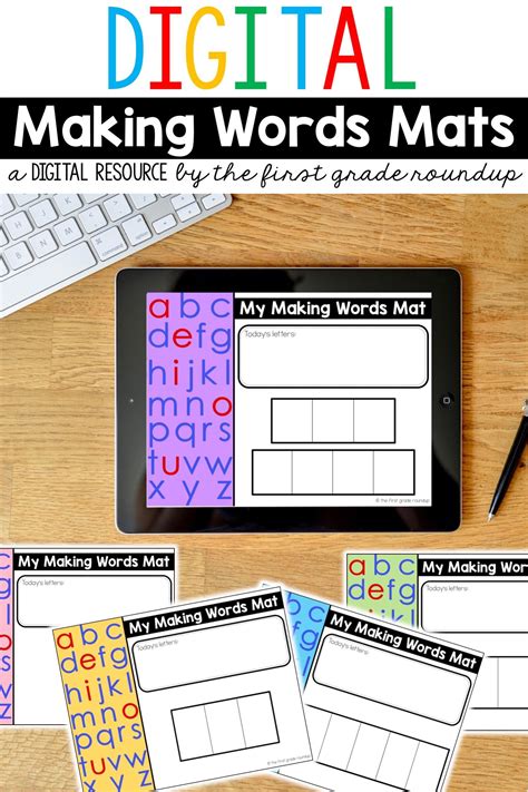 Digital Making Words Mats | Making words, Making words ...