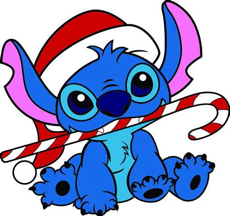 Stitch Christmas Svg And  For Cricut And Silhouette Lilo Etsy