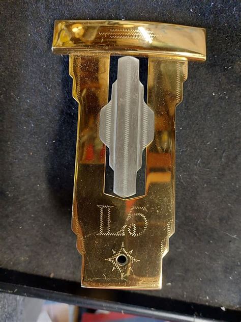 Gibson L5 Tailpiece 1980s Gold Reverb