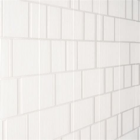 Division White 8x16 Matte Ceramic Tile
