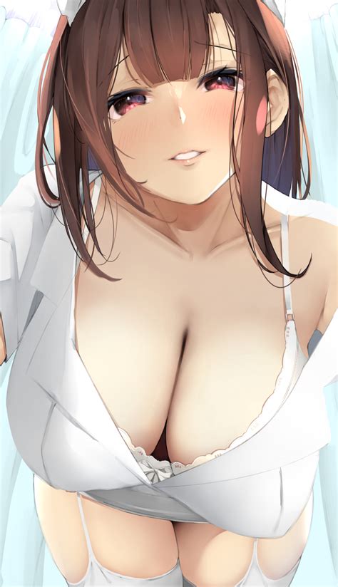 fay fay axl original commentary request highres 1girl banned artist blush bra breasts