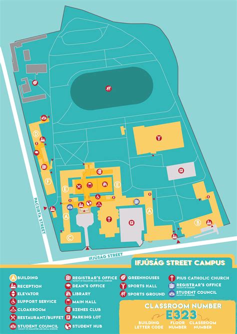 city and campus map