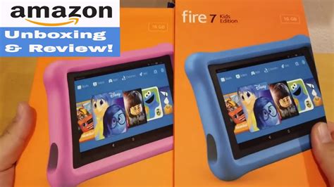 Amazon Fire Tablet 7 Kids Edition Unboxing And Review Youtube