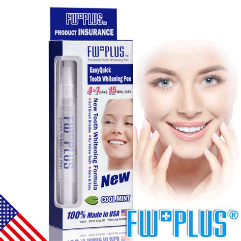 FW + PLUS 】ปากกาปรับสีฟันให้ขาว สูตรอ่อนโยน จากสหรัฐอเมริกา •ขนแปรงลึก ...