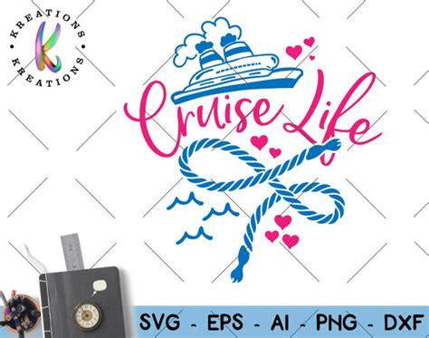Cruise Ship Svg Cruise Life Cute Rope Anchor Cruise Shirt Etsy