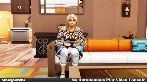 No Autonomous Play Video Console Sims 4 Mods