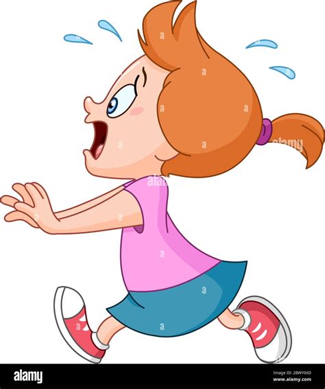 Cartoon Girl Scared Hi Res Stock Photography And Images Alamy