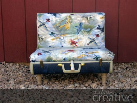 Recycled Suitcase Chair Suitcase Chair Diy Suitcase Chair