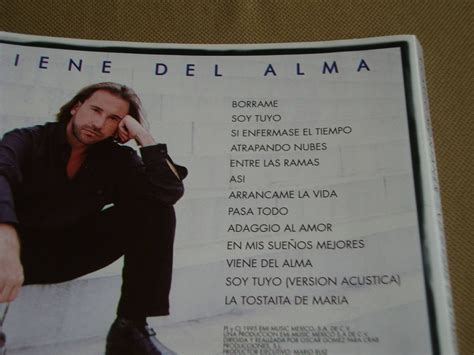 Ricardo Montaner Viene Del Alma 1995 Emi Cd Mercado Libre