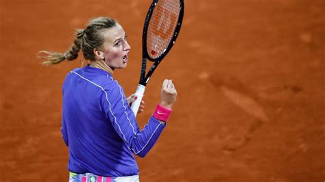 French Open Petra Kvitova Into Semi Finals