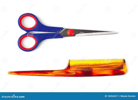 Scissors And Comb Royalty Free Stock Photography Image 10456527