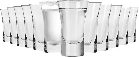 Krosno Vodka Glasses Set Of 12 Pieces 45 Ml Shot Collection