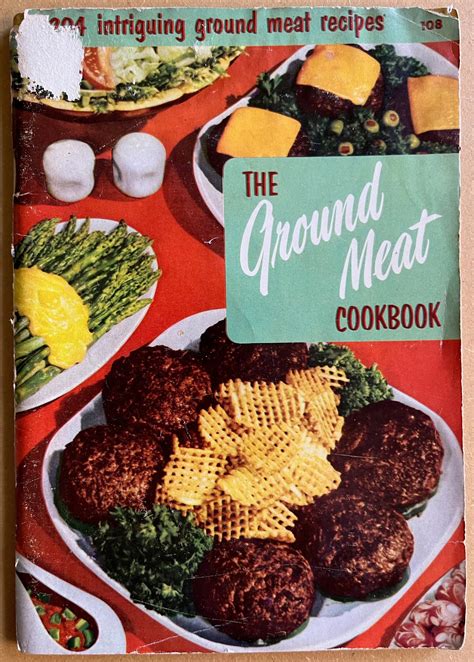 The Ground Meat Cookbook Illustrated By Selma Quateman 1955 Etsy