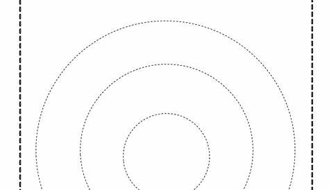 circle tracing worksheet free printables