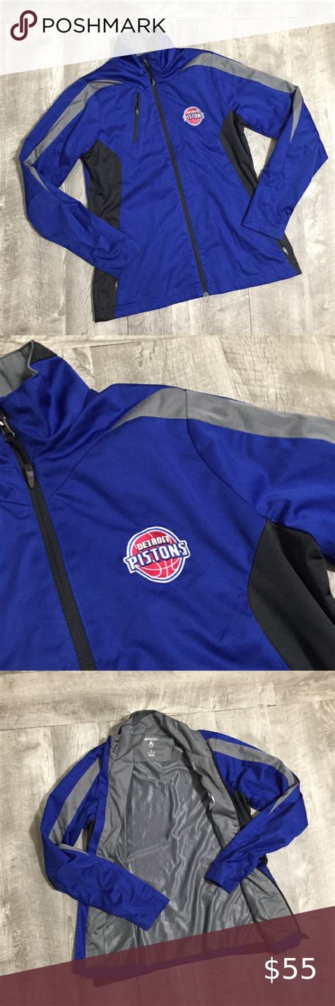 Detroit pistons hire andrew jones iii from philadelphia 76ers as assistant coach. Detroit Pistons Women's Full Zip Polyester Jacket in 2020 ...