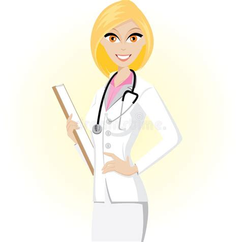 Blonde Doctor Stock Illustration Illustration Of Blonde 31390778