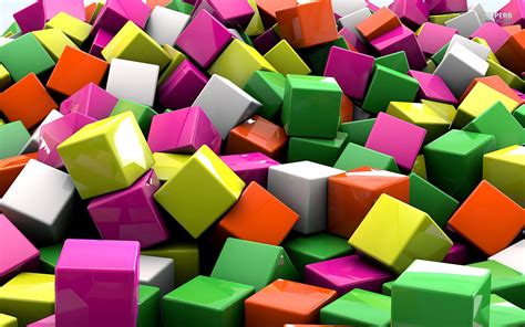 Cubes Wallpaper Colorful Cubes Hd Image 28752