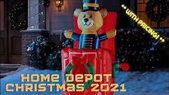 2021 Home Depot Christmas Animatronics, Inflatables & More with Pricing!