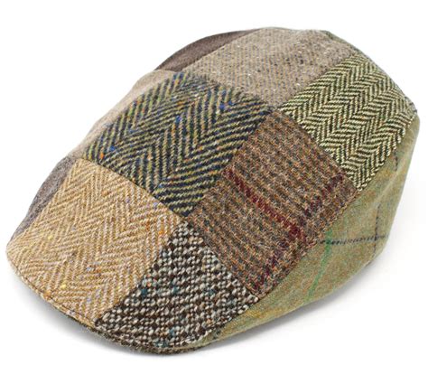 Hanna Hats Irish Tweed Driving Cap For Mens Donegal Touring