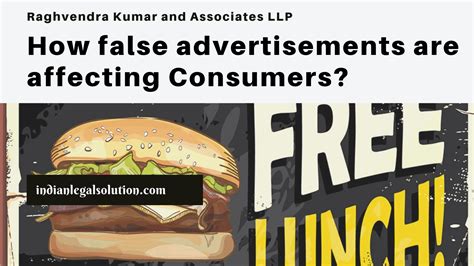 How False Advertisements Are Affecting Consumers Indian Legal Solution