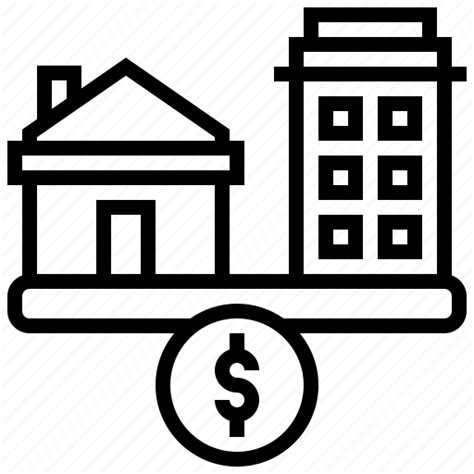 Affordable Bank Housing Income Residence Icon Download On Iconfinder