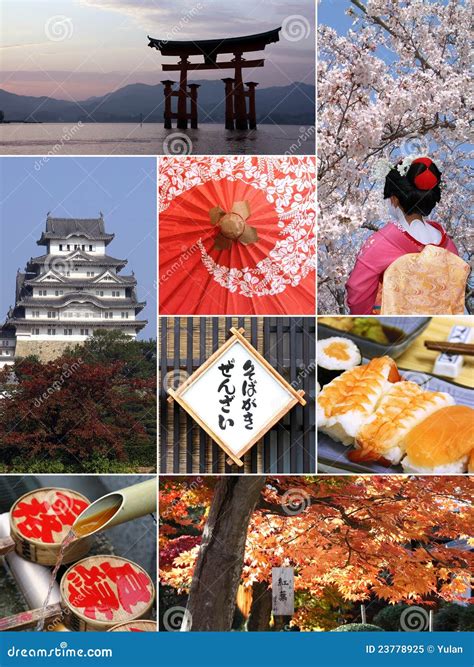 Landmarks And Collage Of Japan Royalty Free Stock Photo Image 23778925