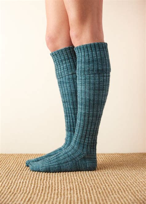 Free knitting pattern for basic beginner women's socks. Very Long Socks | Purl Soho | Boot socks knitting pattern ...