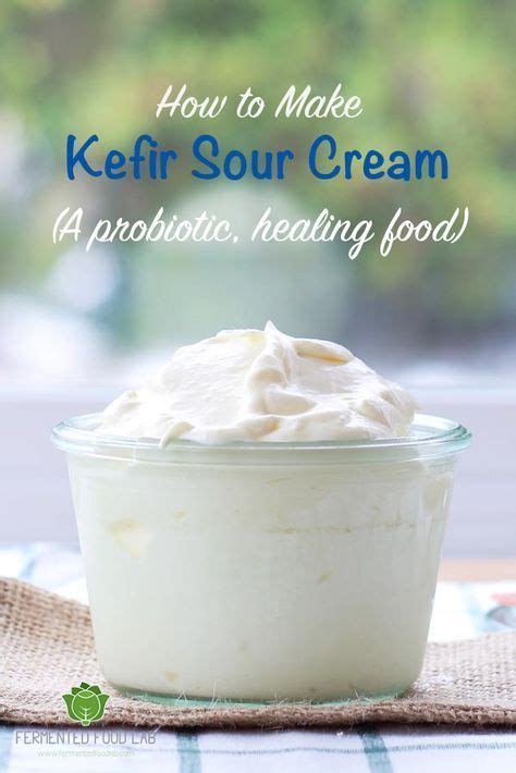 Use heavy cream for making cream of corn, mushroom, potato, or tomato soups, just to name a few. Kefir Sour Cream | Recipe | Kefir recipes, Food, Fermented ...