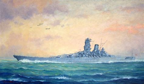 Battleship Yamato Wallpapers Battleship Ship Art Navy Art