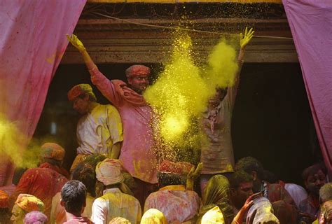 Lathmar Holi Begins Spring Festival Of Colours In India Photos