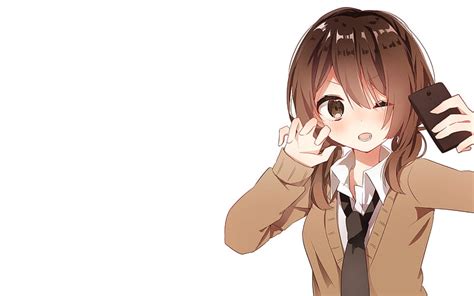 1366x768px 720p Free Download Anime Girl Selfie Hd Wallpaper Peakpx