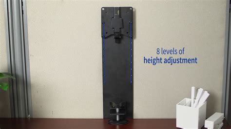 Mount Cub2d Cubicle Wall Monitor Mount By Vivo Youtube