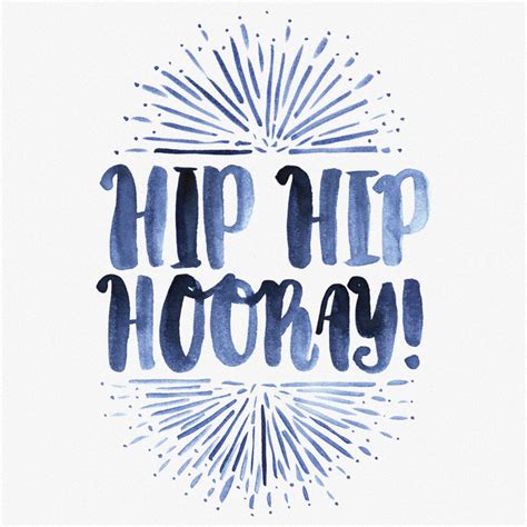 Hip Hip Hooray Greeting Card — Natalie Martin