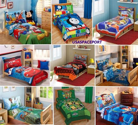 There are all kinds of bed sheet sets for toddler bed on the market today, with fun, playful designs aimed at delighting the heart of any toddler. 4pc Boys TODDLER BEDDING SET Comforter+Sheets Bed in a Bag ...