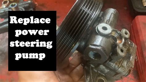 Power Steering Pump Replacement 2008 2017 Chevy Traverse Youtube