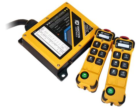 Wireless Overhead Crane 2 Remotes And Controller Kit 6 Buttons 2 Speed