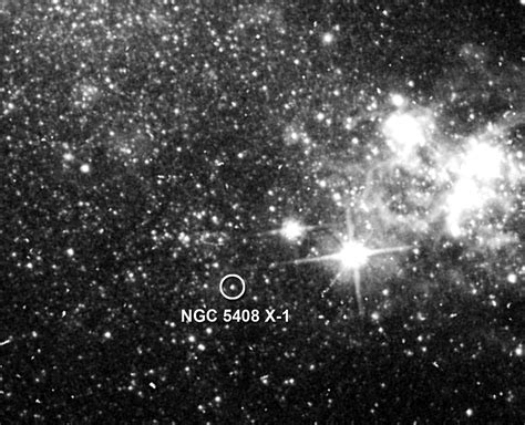 Ngc 5408s Unusually Luminous X Ray Source Circled The Irregular