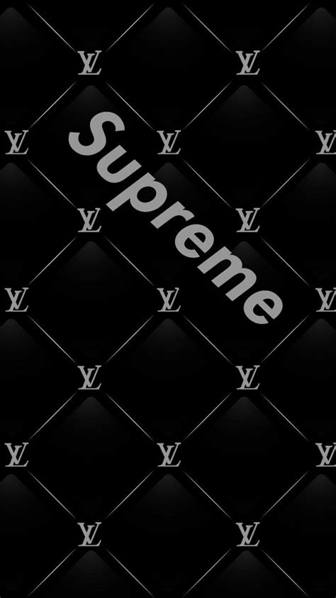 Supreme Louis Vuitton Wallpaper Supreme Black And White Schwarz Weiß