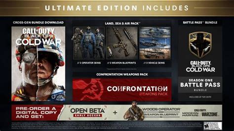 Call of Duty Black Ops Cold War Todo lo que incluye la Edición